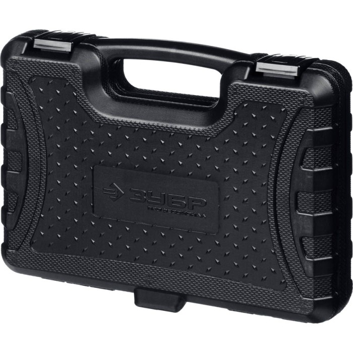 ЗУБР 10 шт, 8 - 19 мм, набор комбинированных гаечных ключей трещоточных шарнирных с адаптерами 27