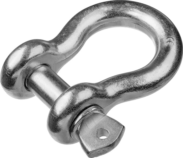 ЗУБР 1 3/8&quot; (34.9 мм), палец 38 мм, 13.5 тн, оцинкованная, скоба такелажная омегообразная 304525-35