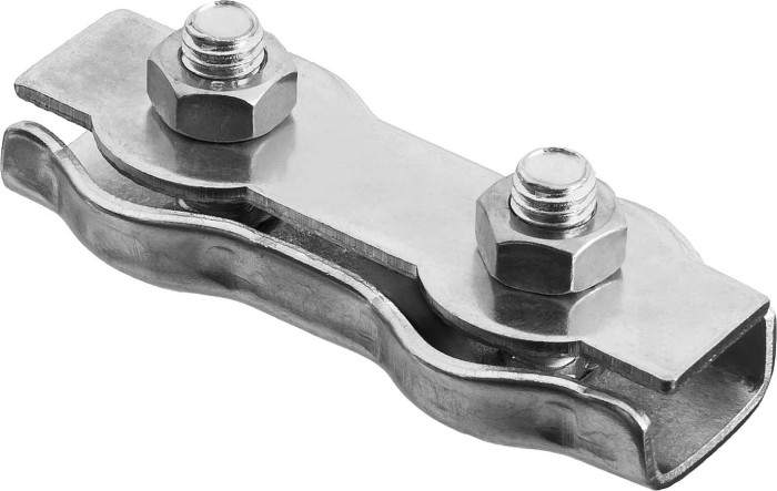 ЗУБР 3 мм, 2 шт., зажим троса двойной 304446-03