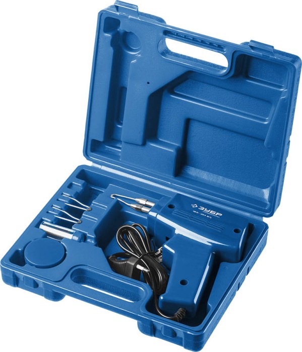 ЗУБР 5 предметов, 150 Вт, набор для паяльных работ 55412-H4_z01 Профессионал