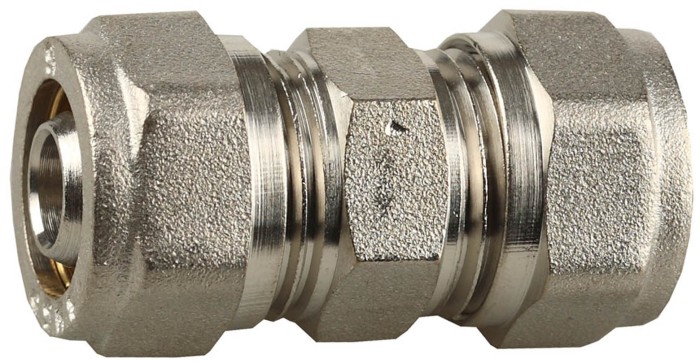 ЗУБР 16х2 мм, &quot;цанга-цанга&quot; муфта соединительная 51400-16