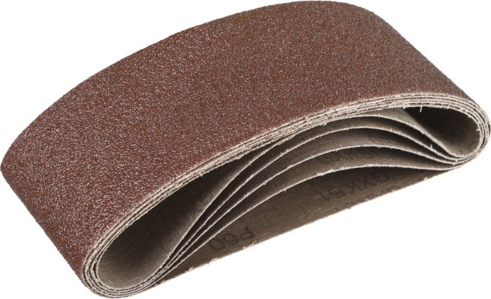 ЗУБР P60, 75х457 мм, 5 шт., на тканевой основе, лента шлифовальная бесконечная для ЛШМ 35341-060 Стандарт