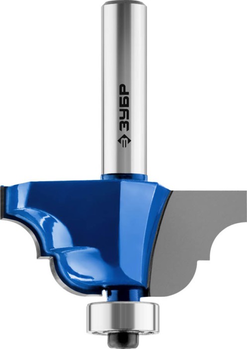 ЗУБР 42.8 x 19 мм, радиус 6.3 мм, фреза кромочная калевочная №4 28705-42.8 Профессионал