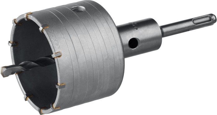 ЗУБР Ø 80 мм, державка, сверло, 10T, коронка по бетону с оснасткой 2918-80_z01 Профессионал