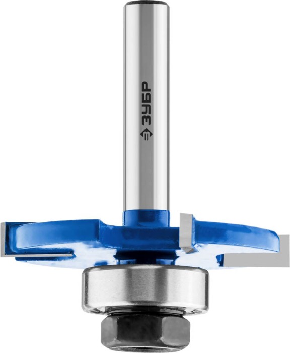 ЗУБР 50.8 x 6 мм, хвостовик 8 мм, фреза горизонтально-пазовая 28757-50.8-6 Профессионал