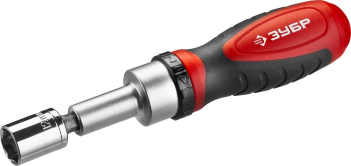 ЗУБР 38 шт, отвертка реверсивная с насадками 25165-H38 Мастер