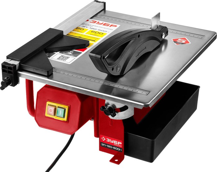 ЗУБР 600 Вт, 2950 об/мин, плиткорез настольный электрический ЭП-180-600Н