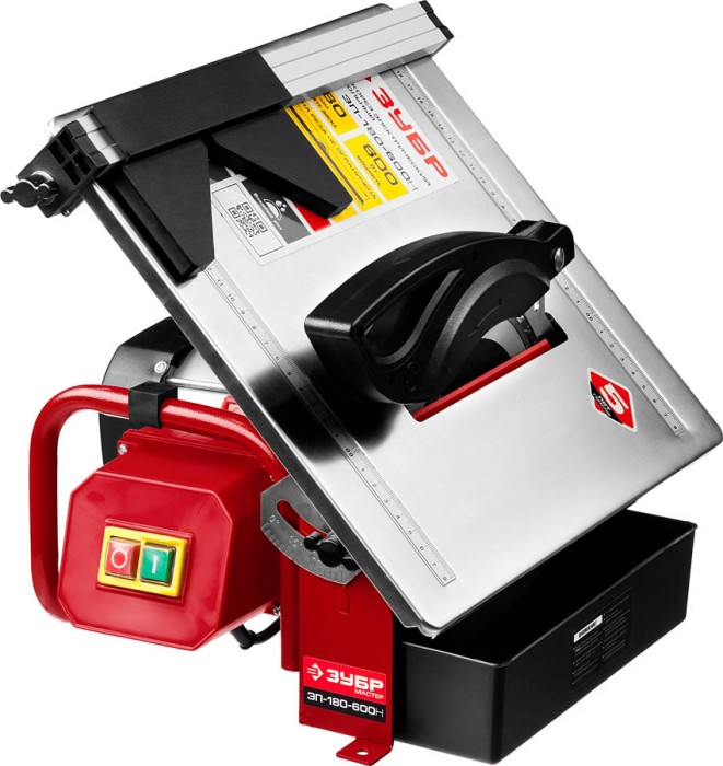 ЗУБР 600 Вт, 2950 об/мин, плиткорез настольный электрический ЭП-180-600Н