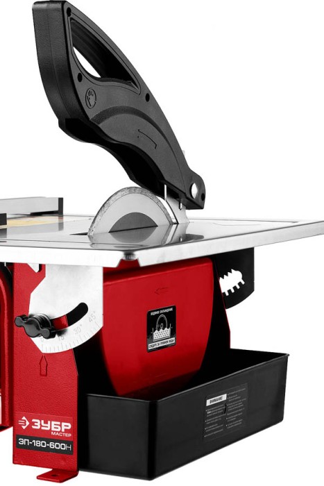 ЗУБР 600 Вт, 2950 об/мин, плиткорез настольный электрический ЭП-180-600Н