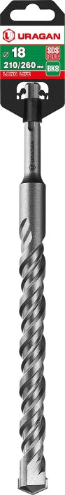 URAGAN 18 х 260 мм, бур SDS-plus 29311-260-18