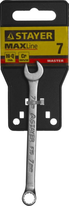 STAYER 7 мм, комбинированный гаечный ключ 27085-07