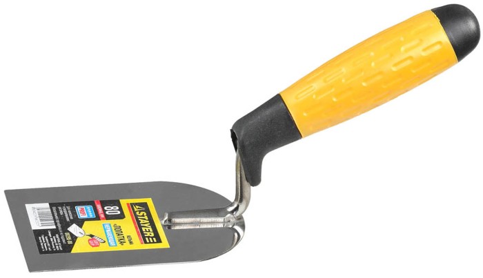 STAYER 80 мм, нержавеющее полотно, 2-х компонентная ручка, кельма «Лопаткам 08295-08