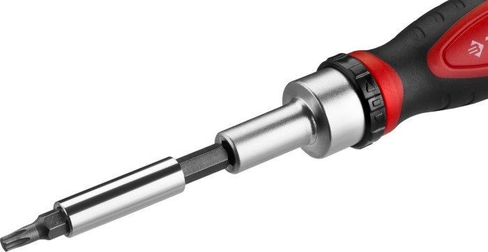 ЗУБР 37 шт, отвертка реверсивная с насадками 25164-H37 Мастер