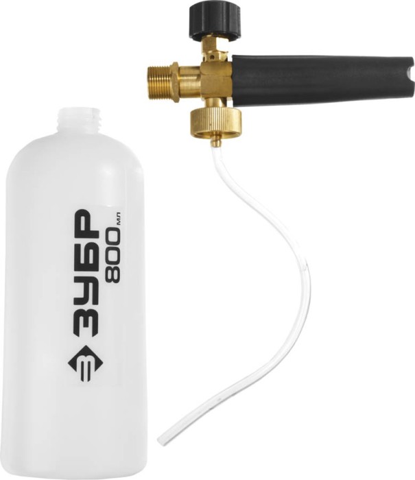 ЗУБР 0.8 л, регулировка выхода пены, пеногенератор для минимоек 70401-375 Мастер