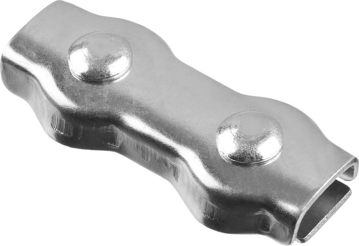 ЗУБР 8 мм, 2 шт., зажим троса двойной 304446-08