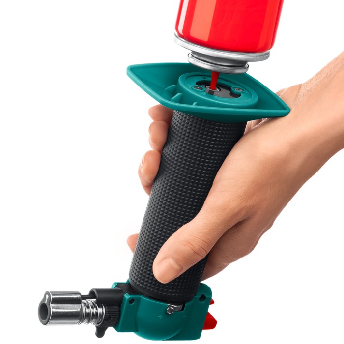 KRAFTOOL BT-25, автономная газовая горелка с пьезоподжигом, 1100 °С 55507