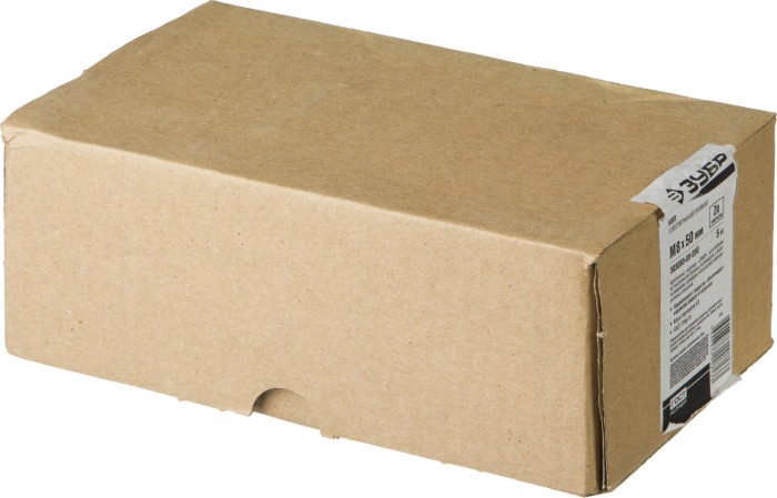 ЗУБР M8 x 50 мм, 5 кг, оцинкованный, болт ГОСТ 7798-70 303080-08-050 Мастер