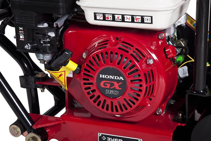 ЗУБР 10 кН, 6,5 л.с., 4000 Вт, плита бензиновая вибрационная ЗВПБ-10 ГХ Профессионал