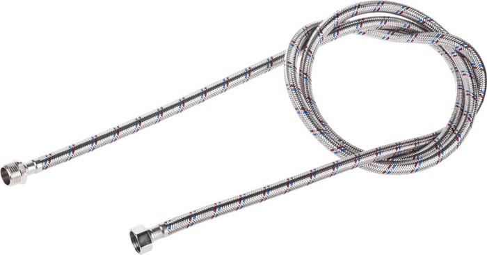 STAYER 1/2&quot;, 2 м, оплетка из нержавеющей стали, подводка гибкая для воды 51015-G/S-200