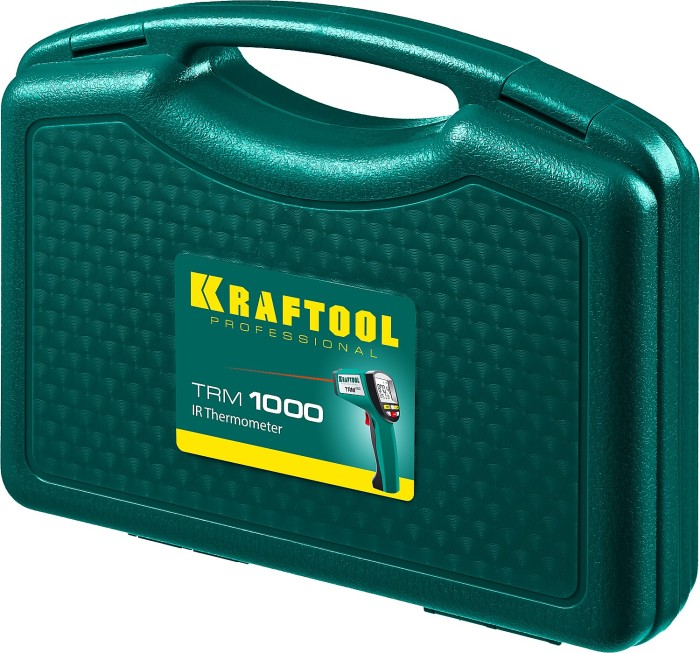 KRAFTOOL -50°С +950°С, пирометр инфракрасный TRM-1000 45703-950 Professional