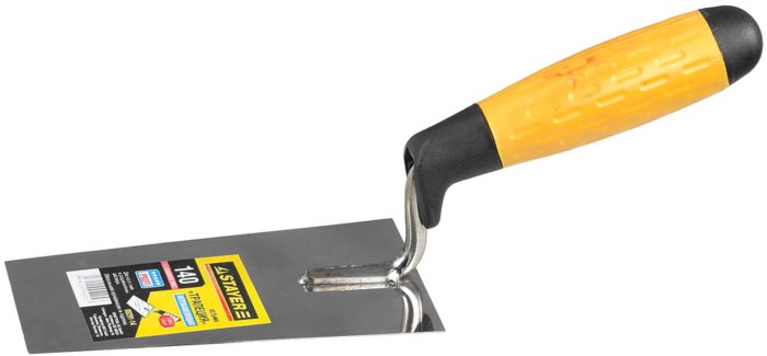 STAYER 140 мм, нержавеющее полотно, 2-х компонентная ручка, кельма «Трапеция» 08291-14