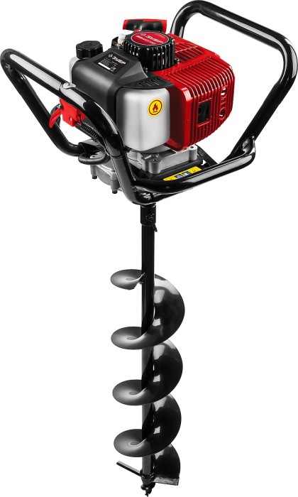 ЗУБР Ø60-200 мм, 52 см³, 1 оператор, со шнеком, мотобур (бензобур) МБ1-200 Н Мастер