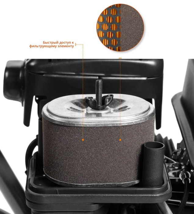 ЗУБР 15 кН, 6,5 л.с., 4800 Вт, плита бензиновая вибрационная ЗВПБ-15 А Профессионал