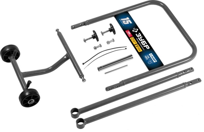 ЗУБР 15 кН, 6,5 л.с., 4800 Вт, плита бензиновая вибрационная ЗВПБ-15 А Профессионал