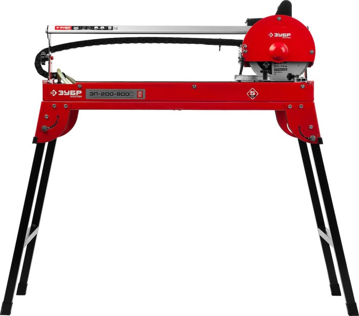 ЗУБР 800 Вт, 2950 об/мин, плиткорез электрический стационарный ЭП-200-800С