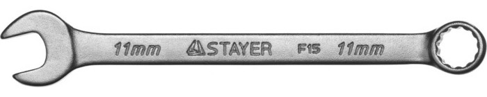 STAYER 11 мм, комбинированный гаечный ключ 27085-11