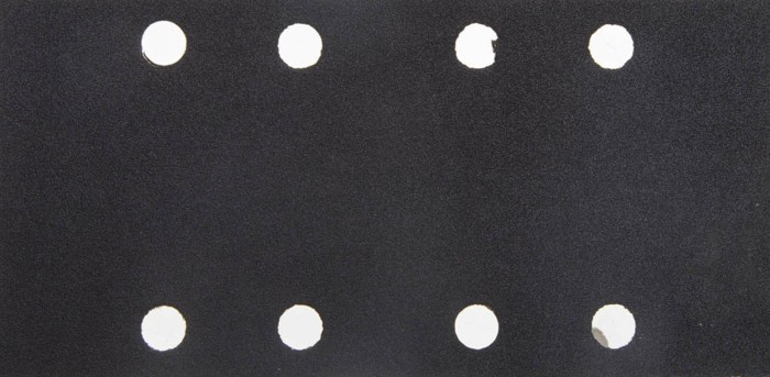 URAGAN 80 х 166 мм, P120, 10 шт., для твердых пород дерева, 8 отверстий по линии, лист шлифовальный для ПШМ 907-22101-120-10