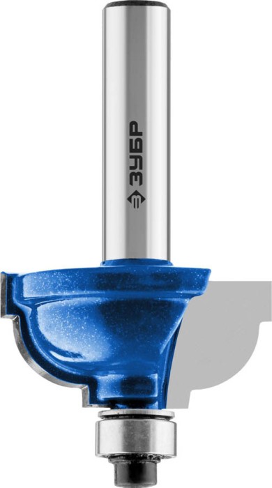 ЗУБР 31.8 x 15.5 мм, радиус 7.95 мм, фреза кромочная калевочная №7 28709-31.8 Профессионал