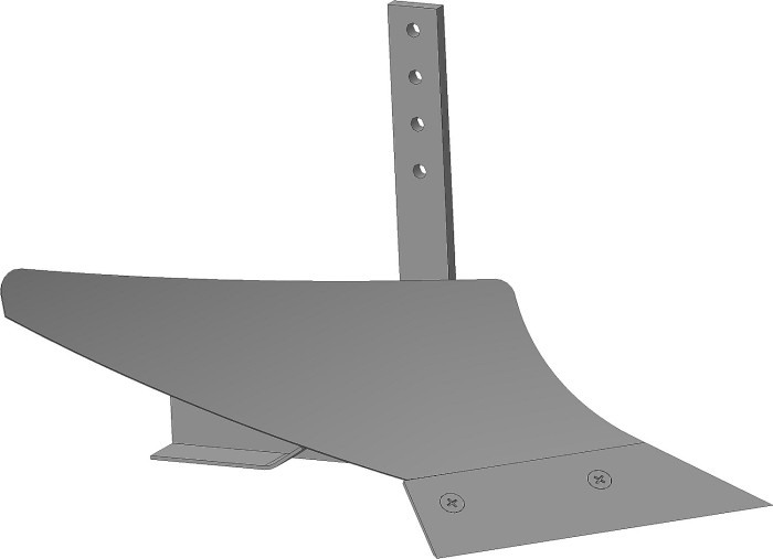 ЗУБР  без сцепки, плуг для мотоблоков (ПГ-1)