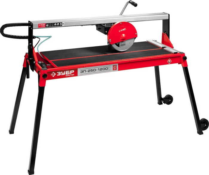 ЗУБР 1200 Вт, 2950 об/мин, плиткорез электрический стационарный ЭП-250-1200С