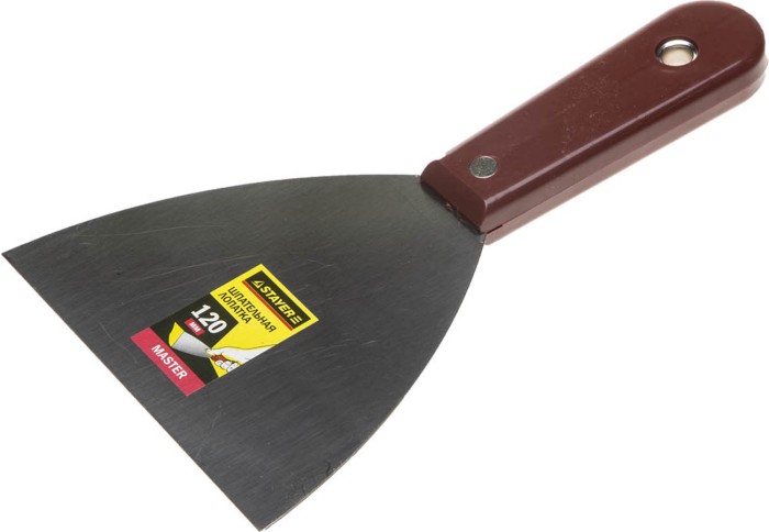 STAYER 120 мм, пластмассовая ручка, шпательная лопатка 1003-120