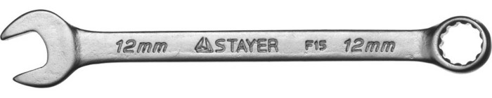 STAYER 12 мм, комбинированный гаечный ключ 27085-12