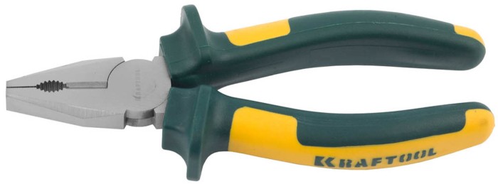 KRAFTOOL 160 мм, Cr-Mo, плоскогубцы комбинированные KRAFT-MAX 22011-1-16