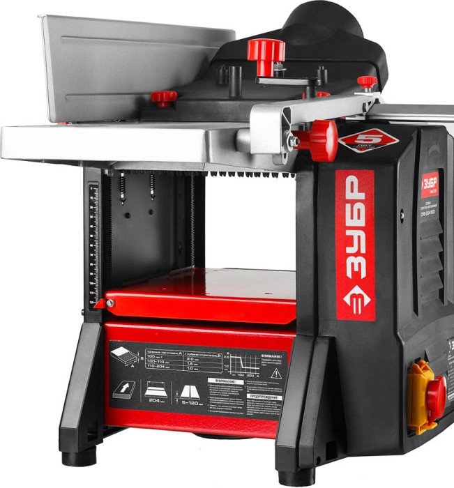 ЗУБР 1500 Вт, 204 мм, станок рейсмусно-фуговальный СРФ-204-1500 Мастер