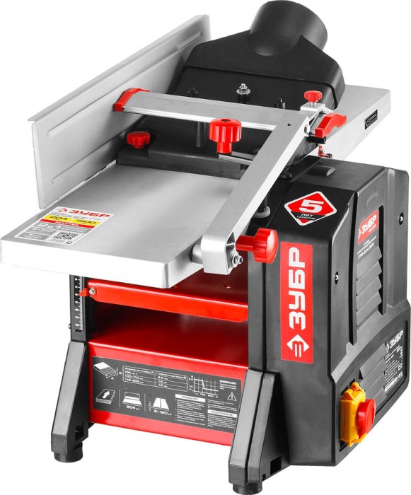 ЗУБР 1500 Вт, 204 мм, станок рейсмусно-фуговальный СРФ-204-1500 Мастер