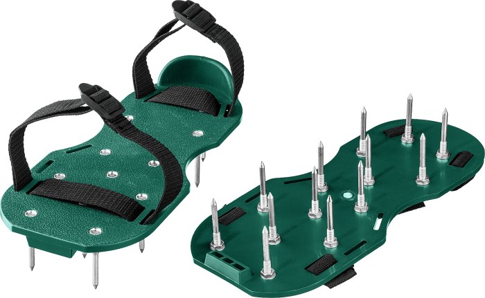 GRINDA 26 шипов, длина 50 мм, аэратор ножной для газона со стальными шипами GA-26 422111