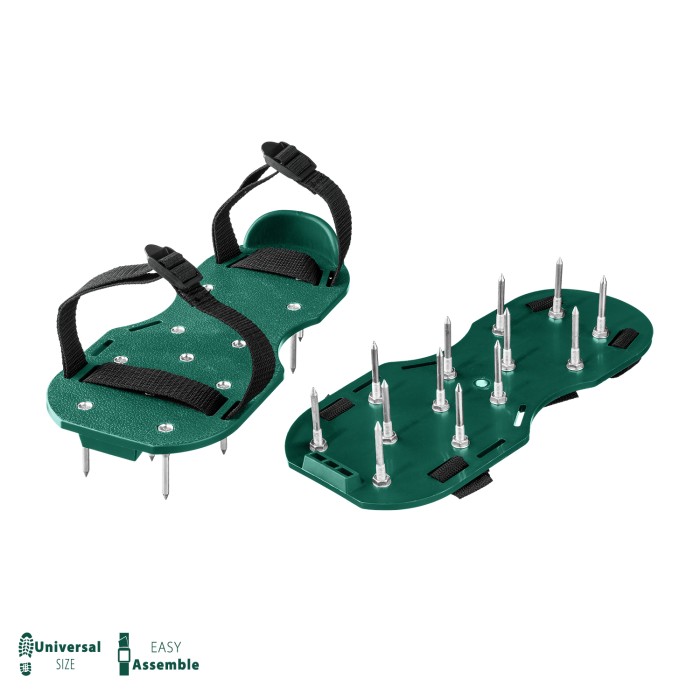 GRINDA 26 шипов, длина 50 мм, аэратор ножной для газона со стальными шипами GA-26 422111