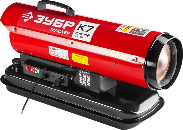 ЗУБР 30 кВт, прямой нагрев, пушка дизельная ДП-К7-30000-Д