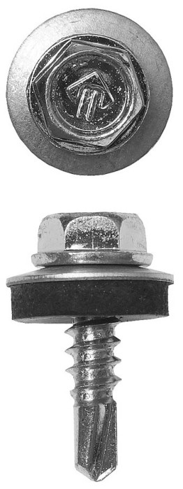 ЗУБР 25 х 5.5 мм, 420 шт., СКМ саморезы кровельные для металлических конструкций 4-300315-55-025 Профессионал