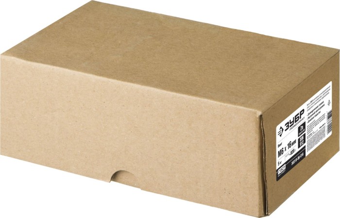 ЗУБР М6x16 мм, 5 кг (920 шт.), кл. пр. 8.8, оцинкованный, винт DIN 912 30318-06-016