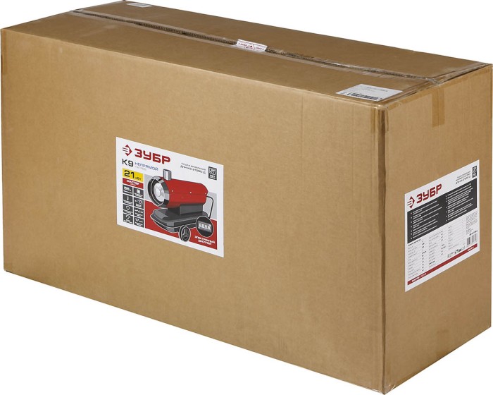 ЗУБР 21 кВт, непрямой нагрев, пушка дизельная ДПН-К9-21000-Д