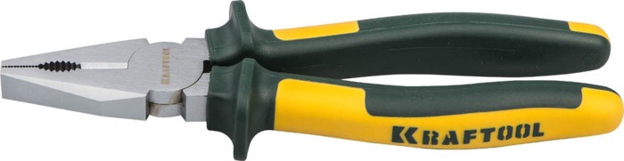 KRAFTOOL 180 мм, Cr-Mo, плоскогубцы комбинированные KRAFT-MAX 22011-1-18