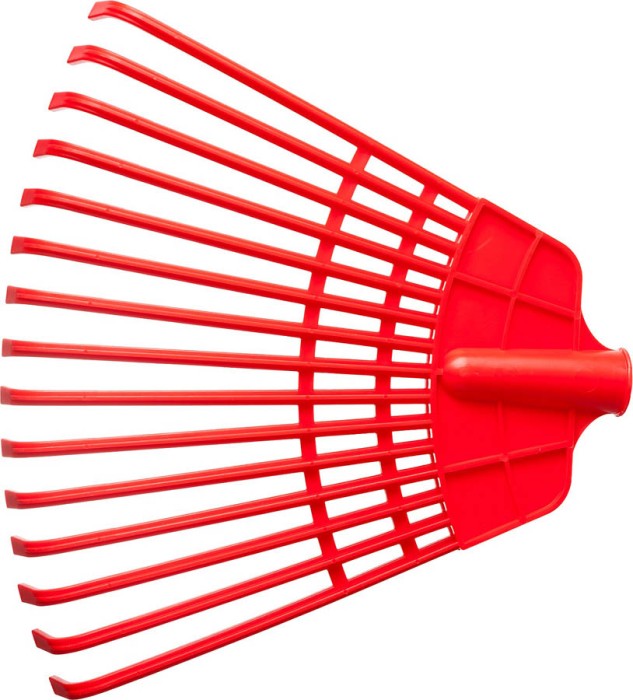 GRINDA 310 мм, без черенка, полиэтиленовые усиленные, грабли веерные 421879