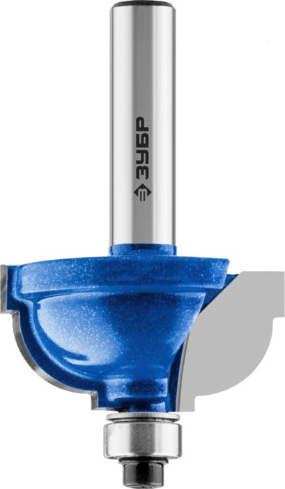 ЗУБР 34.9 x 17 мм, радиус 9.5 мм, фреза кромочная калевочная №7 28709-34.9 Профессионал