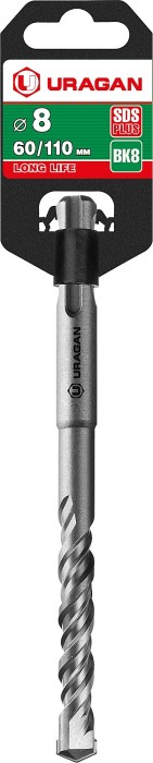URAGAN  8 x 110 мм, SDS-Plus, бур по бетону 29311-110-08