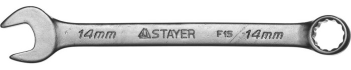 STAYER 14 мм, комбинированный гаечный ключ 27085-14